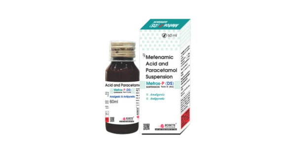 Mefros P Suspension – Paracetamol, Mefenamic Acid