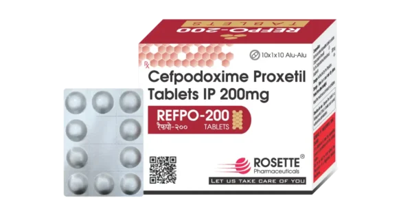 REFPO 200 DT – Cefpodoxime Proxetil 200mg Tablet