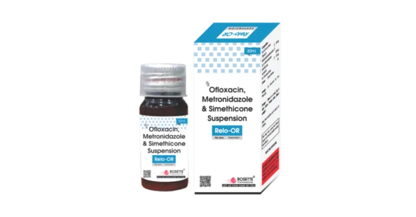 Ofloxacin Metronidazole Simethicone Suspension | Relo OR