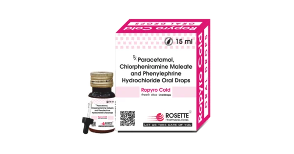 Ropyro Cold Drops – Paracetamol, Phenylephrine & Chlorpheniramine