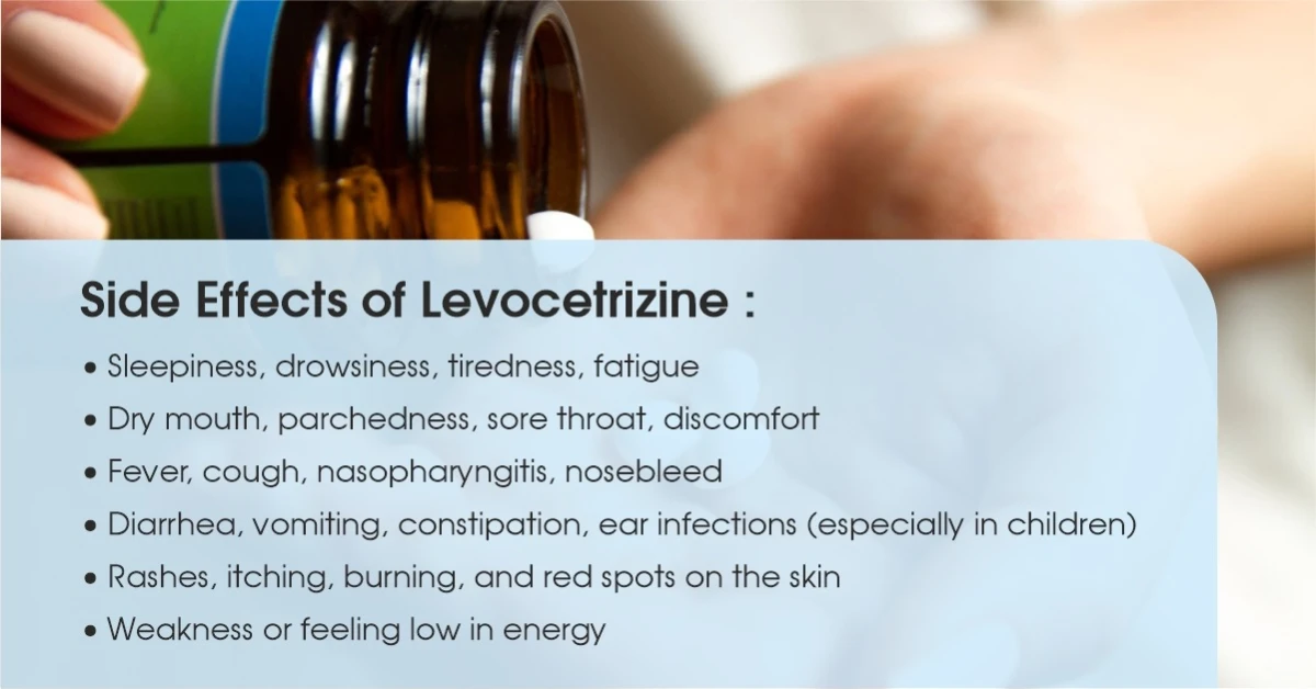 Side Effects of Levocetirizine