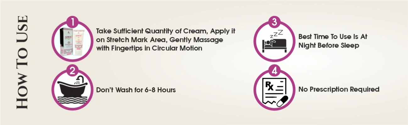 How to use stretch mark cream