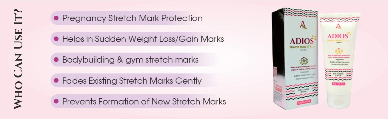 Who can use stretch mark cream