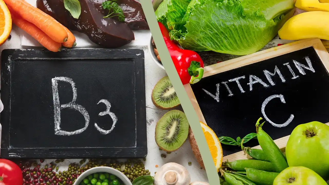 Vitamin B3 vs Vitamin C